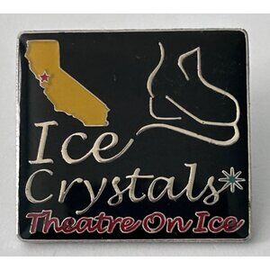 Ice Crystals Theatre On Ice Enamel Lapel Pin California Theme